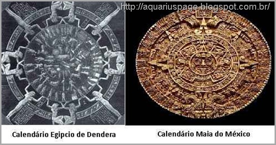 Calendario Maia Egipcio o culto ao sol.