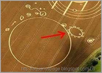 Crop Circle Calendario Maia Crop Circle Calendario Maia analisando os desenhos.
