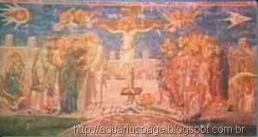 Ufo na Pintura Crucificacao Ufo na Pintura Crucificacao o ufo nas crucificação.