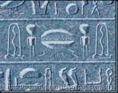 Aliens hierogrifos Egito óvnis em hieróglifos.