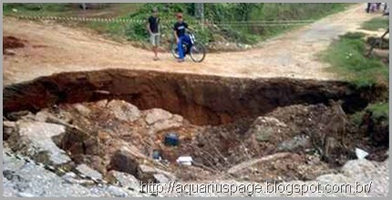 Sinkhole brasil no brasil.