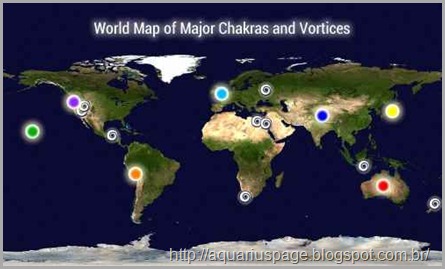 Mapa Vortices Chakras Terra Mapa Vortices Chakras Terra chakra pontos e vórtices.