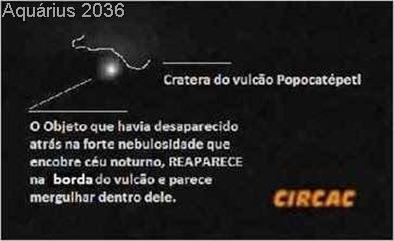 Ovni Sobrevoando Cratera de Vulcao Ovni Sobrevoando Cratera de Vulcao méxico. 16 agosto, 2013.