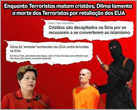 Dilma Terroristas defesa ao diálogo e o kharma de direita.