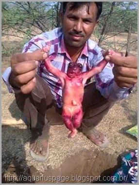 Mini Alienigena India Mini Alienigena India mini-criatura humanoide alienígena que vive no subsolo é encontrada na índia.