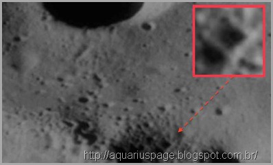 Cratera Lunar Alienigena Bombardeada Cratera Lunar Alienigena Bombardeada a estrutura alienígena na lua.