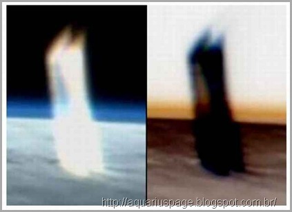 Feixe Luminoso Vindo Espaco Terra Feixe Luminoso Vindo Espaco Terra o iss ao vivo capta um enorme feixe de luz na terra.