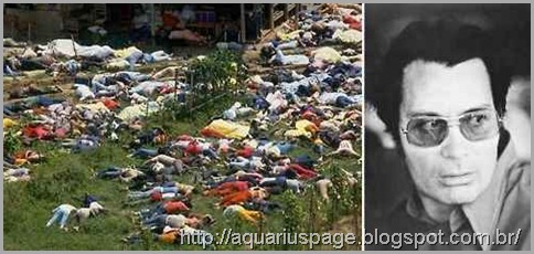 Jim Jones Mk Ultra protocolo em morte programada.