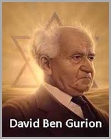 David Ben Gurion o espírito sionista em israel.