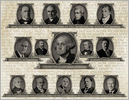Presidente Macons Illuminatis a imagem da besta.