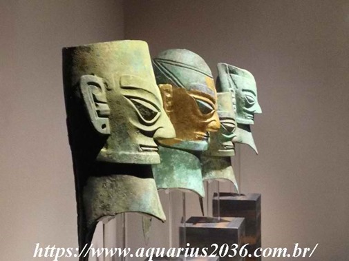 Mascaras Divindades Sanxingdui novas descoberta sobre sanxingdui.